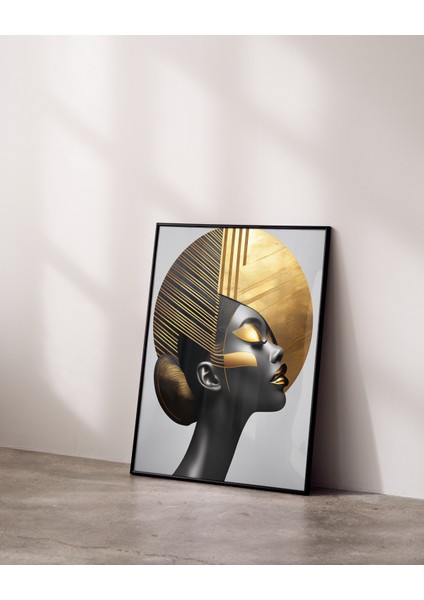 Çerçevesiz Poster, Dijital Baskı Soyut Kadın Temalı Poster, Minimal, Ev, Ofis, Dekorasyon