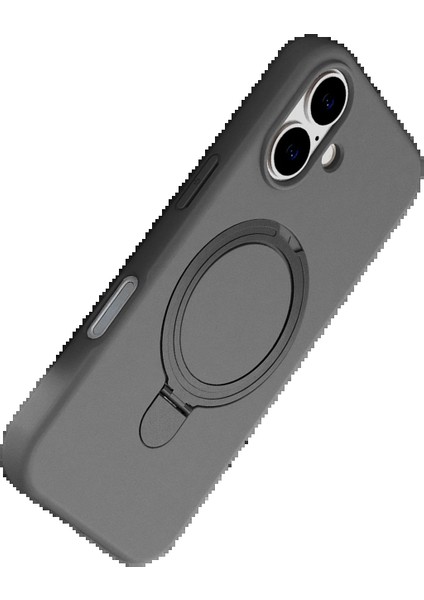 Apple iPhone 16 Plus Regal Magsafe Standlı Kapak - Titan GRI-(5796) - N606J390-M47606 fırsatları