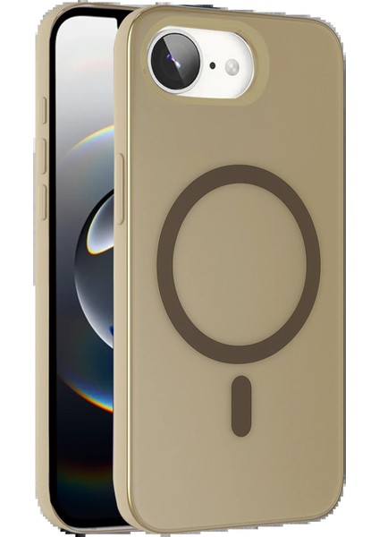 Apple iPhone 16E Tuna Pc Slim Magsafe Kapak - Titan GRI-(5796) - N583J860-M62583