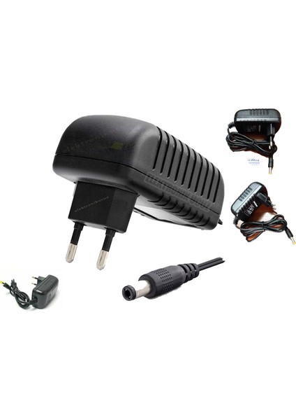6V 2A Adaptör 6 Volt 2 Amper 5.5 x 2.5 mm Jak Fişli Plastik Kasa Adaptör fiyatları