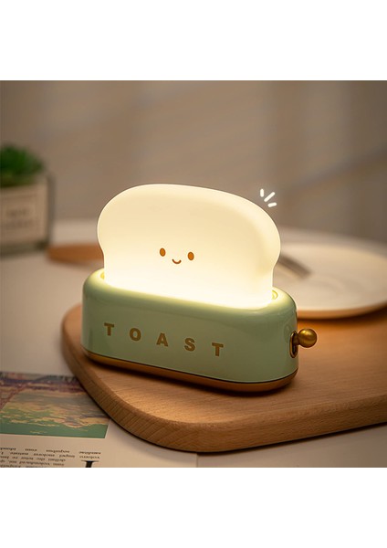 Şarjlı Tost Masa Lambası ve Gece Lambası, Hediyelik Masa Lambası Şarjlı Masa Lambası Bebek Odası