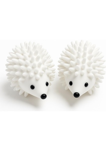 Kirpi Şekilli Kurutma Topu 2'li Set Pvc Malzeme Enerji Tasarruflu Kırışıklık Önleyici