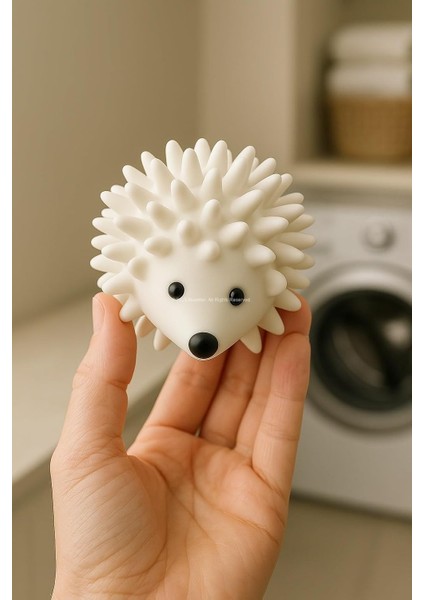 Kirpi Şekilli Kurutma Topu 2'li Set Pvc Malzeme Enerji Tasarruflu Kırışıklık Önleyici modelleri