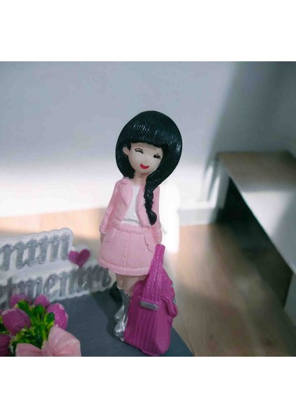 Canım Öğretmenim Figürlü Dekoratif Masa Süsü | Öğretmenler Günü Hediyesi | El Yapımı Mini Biblo