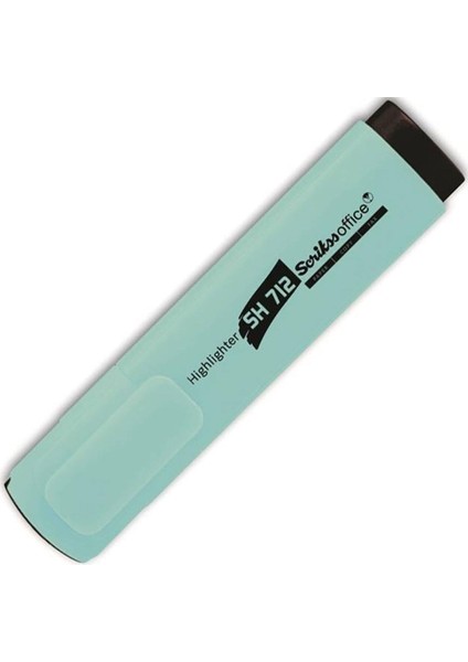 Fosforlu Kalem Pastel Turkuaz Sh 712