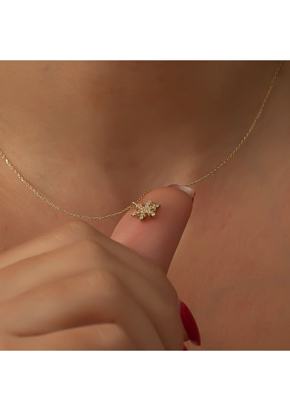 Altın Kar Tanesi Kolye B925224 fiyatları