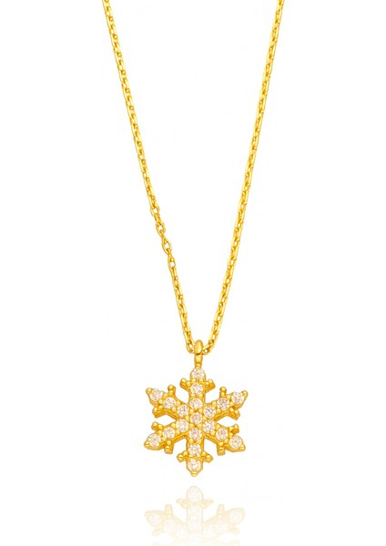 Altın Kar Tanesi Kolye B925224 modelleri