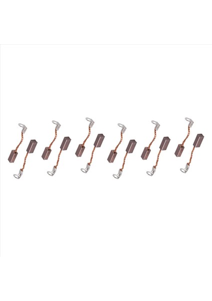 12 adet karbon fırçaları 540 550 fırçalanmış motor karbon fırçası yedek parçalar aksesuarları (Yurt Dışından)