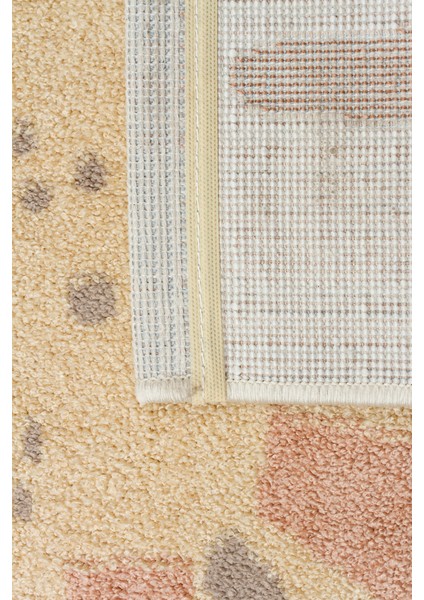 Minizoo 06 Cream Multy Canlı Renklere Sahip Hayvan Figürlü Bebek ve Çocuk Odası Halısı modelleri