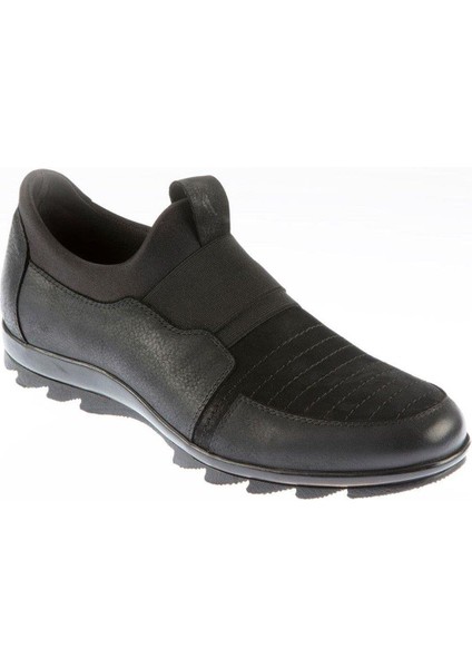 Hakiki Deri Casual Siyah Kauçuk Taban Erkek Kışlık Ayakkabı 8580 551 635