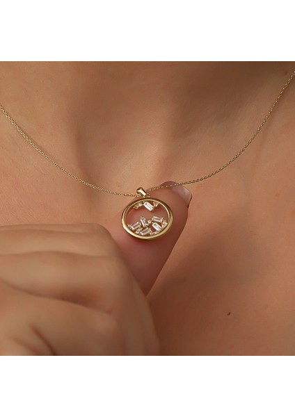 Altın Taşlı Kolye B930911 modelleri