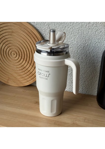 Kulplu Pipetli Termos Kupa Matara 1000ML fiyatları