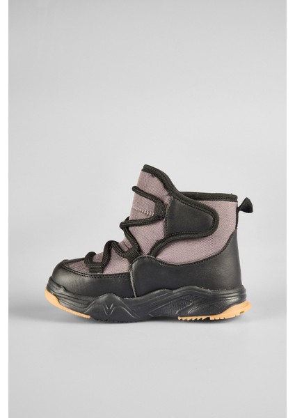 22-30 Numara Içi Kürklü Günlük Unisex Kız- Erkek Çocuk Bot Kar Botu modelleri