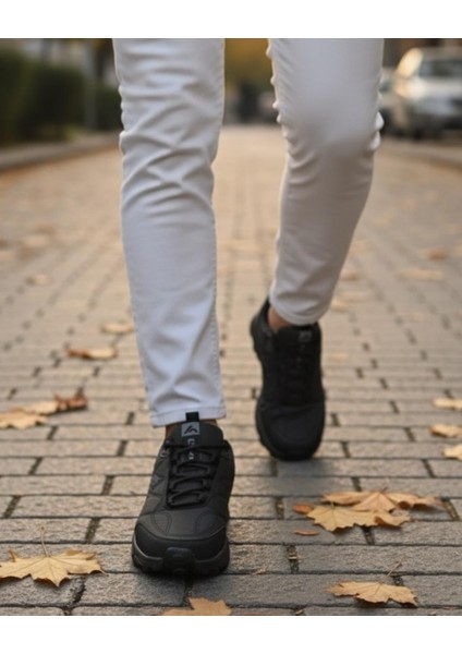 Erkek Su Geçirmez Poli Taban Fuspedli Spor Ayakkabı - Siyah modelleri