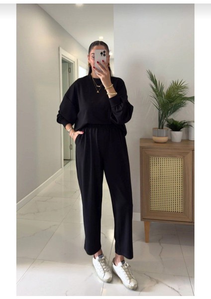 Kadın Alt Üst Spor Takım Pantolonlu