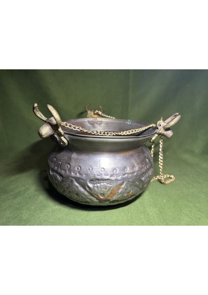 Bakır Saksılık 16,5 cm Çapında 14 cm Boyunda fırsatları