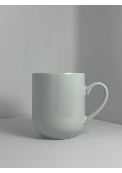 Klasik Oval Kulplu Modern Tasarım Porselen Kupa Bardak | YelkovanStudio fiyatları