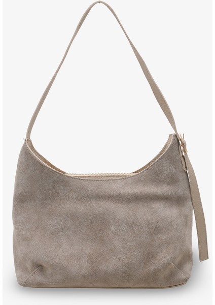 Mivra Kadın Hakiki Deri Günlük Çanta Vizon Süet