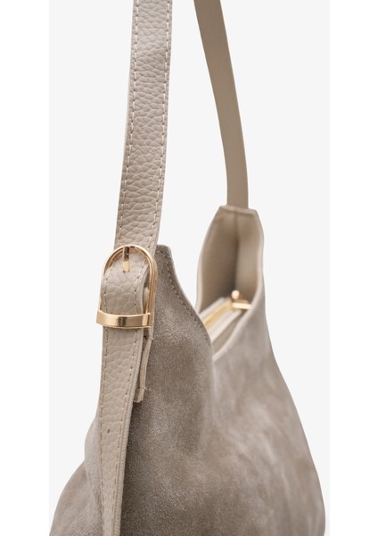 Mivra Kadın Hakiki Deri Günlük Çanta Vizon Süet modelleri