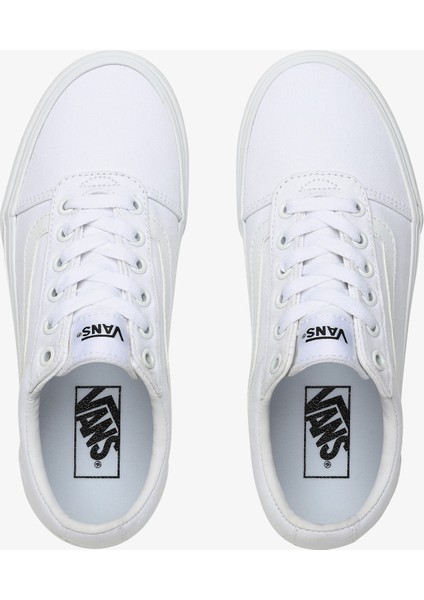 Ward Platform Kadın Beyaz Sneaker.-