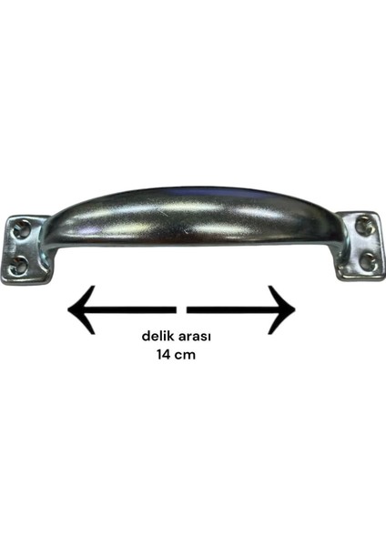 Boş Kulp No 165 14 cm Delik Arası