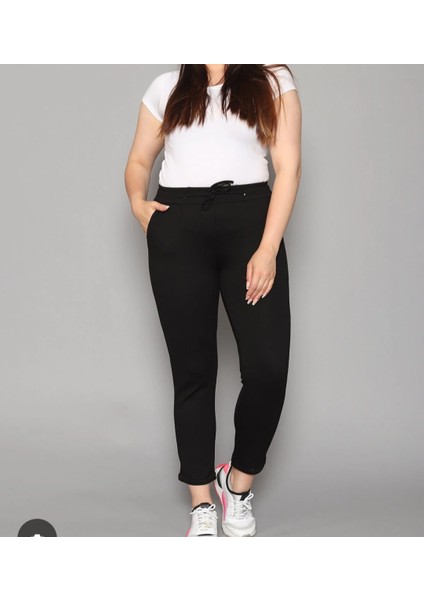 Kadın Duble Paça Bilek Boy Full Likra Ekstra Rahat Üst Düzey Büyük Beden Pantolon fırsatları