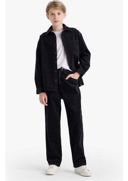 Erkek Çocuk Standart Paça Fitilli Kadife Pantolon F1994A825WN fiyatları