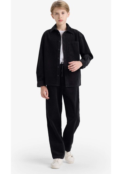 Erkek Çocuk Standart Paça Fitilli Kadife Pantolon F1994A825WN modelleri