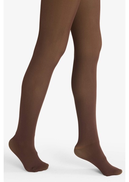 Kadın Kahve Termal Külotlu Çorap A7337AXNS