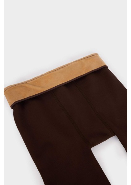 Kadın Kahve Termal Külotlu Çorap A7337AXNS