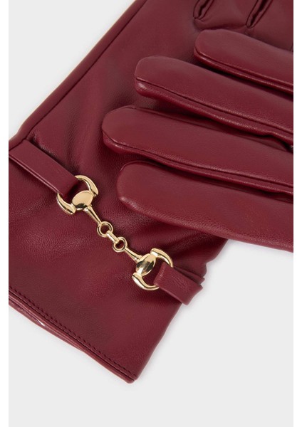 Kadın Suni Deri Eldiven F3194AX25WN fırsatları