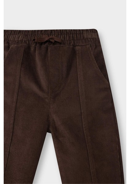 Erkek Bebek Beli Lastikli Fitilli Kadife Pantolon G0076A525WN fiyatları