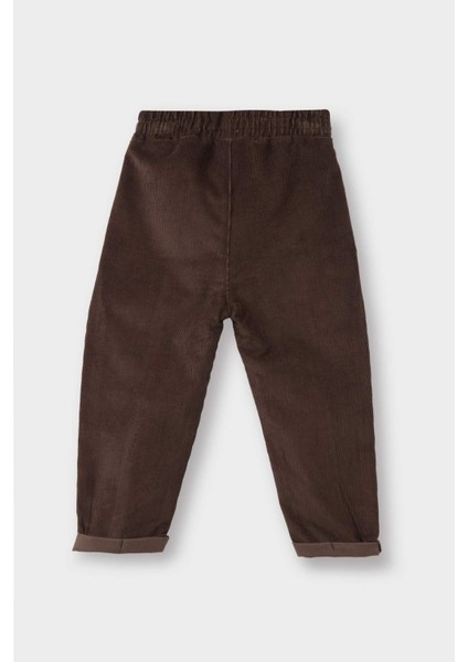Erkek Bebek Beli Lastikli Fitilli Kadife Pantolon G0076A525WN modelleri