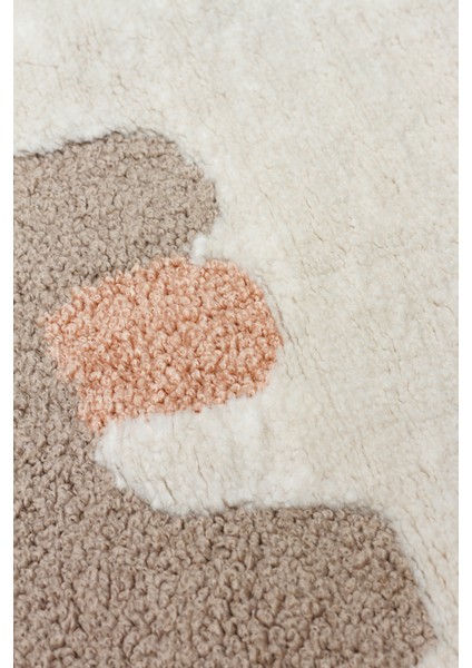 Minizoo 07 Cream Multy Q Canlı Renklere Sahip Hayvan Figürlü Bebek ve Çocuk Odası Halısı fırsatları