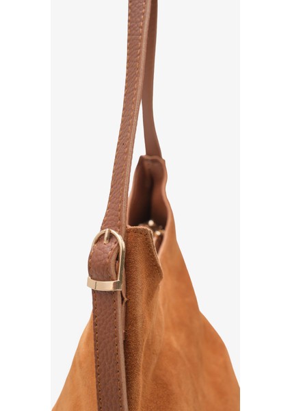 Mivra Kadın Hakiki Deri Günlük Çanta Taba Süet modelleri