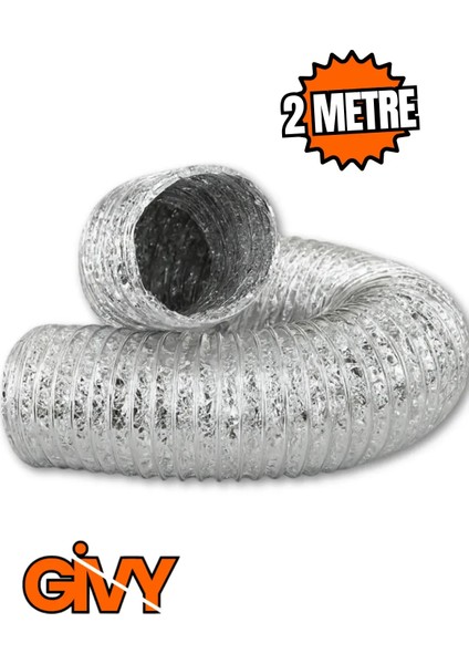 Günlüler Aspiratör Borusu 2 Metre (Davlumbaz Borusu)