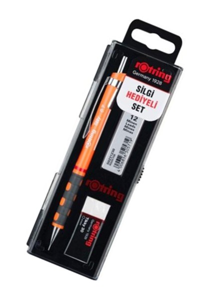 Okul Seti Versatil+Min Silgi Hediyeli 0.7 mm Fosforlu Turuncu RO-KK07-07FT
