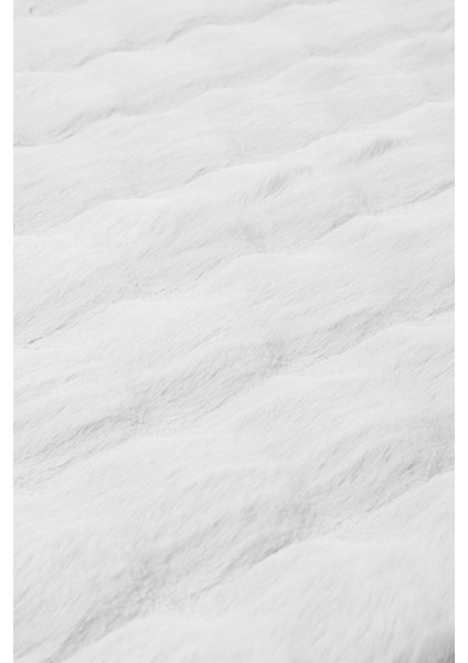 Maya Tavşan Tüyü Peluş Bubble Halı | Kaymaz Tabanlı Makinede Yıkanabilir Yumuşak Halı |beyaz| MYA01 fiyatları