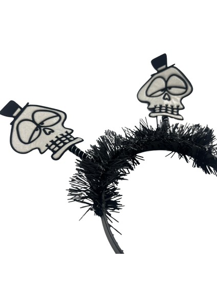 Halloween Cadılar Ba.Taç Zombi Şapkalı Simli Kuruk