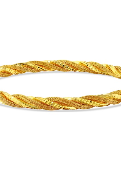 Tasarım Altın Kelepçe - 14K