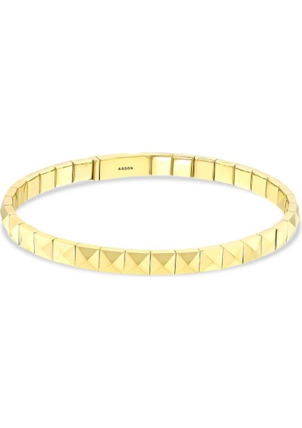 Altın Tasarım Kelepçe - 14K