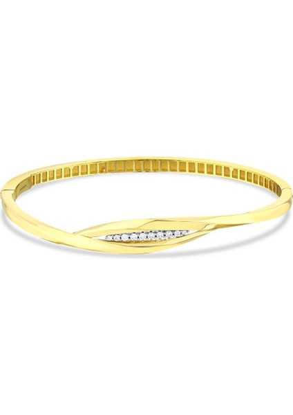 Tasarım Altın Kelepçe - 14K