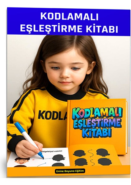 Kodlamalı Eşleştirme Kitabı (Spiralli Kitap – Laminasyonlu Kodlama Ekleri)