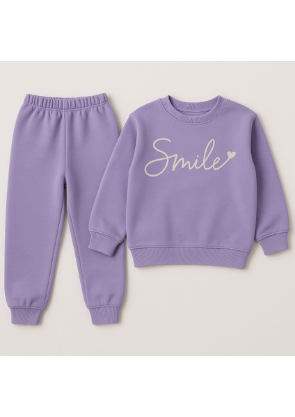 Kız Çocuk Kışlık Eşofman Takımı Pamuklu Üç Iplik Şardonlu Günlük Kombin 2-3-4-5 Yaş fiyatları