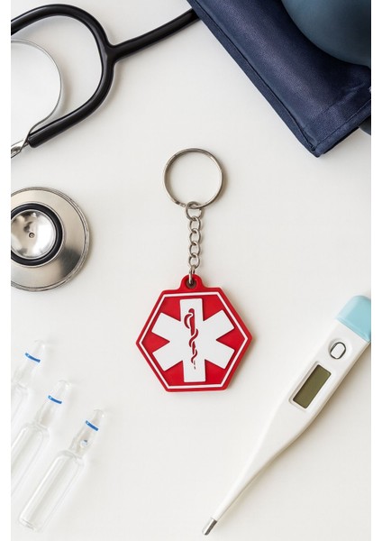 Nfc Sağlık Çalışanı Anahtarlığı – Link Yüklenebilir Akıllı Anahtarlık | Doktor ve Hemşire Hediyesi