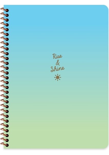 Peri Tozu Serisi 16,5X22,5 cm Çizgili Spiralli Yuvarlak Köşe Karton Kapak Okul Defteri + Sticker fiyatları