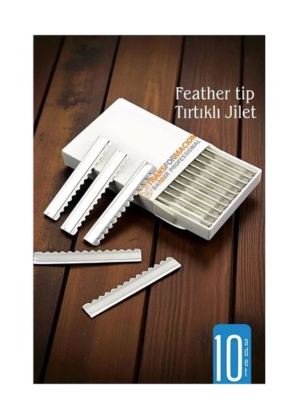 Bfs Feather Tip Tırtıklı Ustura Jileti 10 Adet