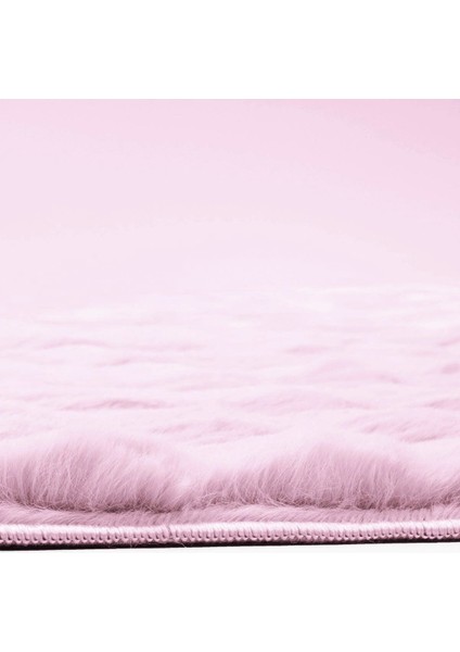 Maya Tavşan Tüyü Peluş Bubble Halı | Kaymaz Tabanlı Makinede Yıkanabilir Yumuşak Halı |beyaz| MYA01 indirimleri