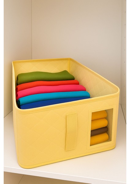 1 Adet Çelik Çerçeveli Katlanabilir Dolap Içi Raf Düzenleyici 25X45X20CM Krem Gardırop Organizer fiyatları