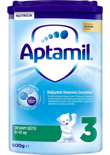 Bfs Aptamil Devam Sütü Maması No3 9-12 Ay 800 gr